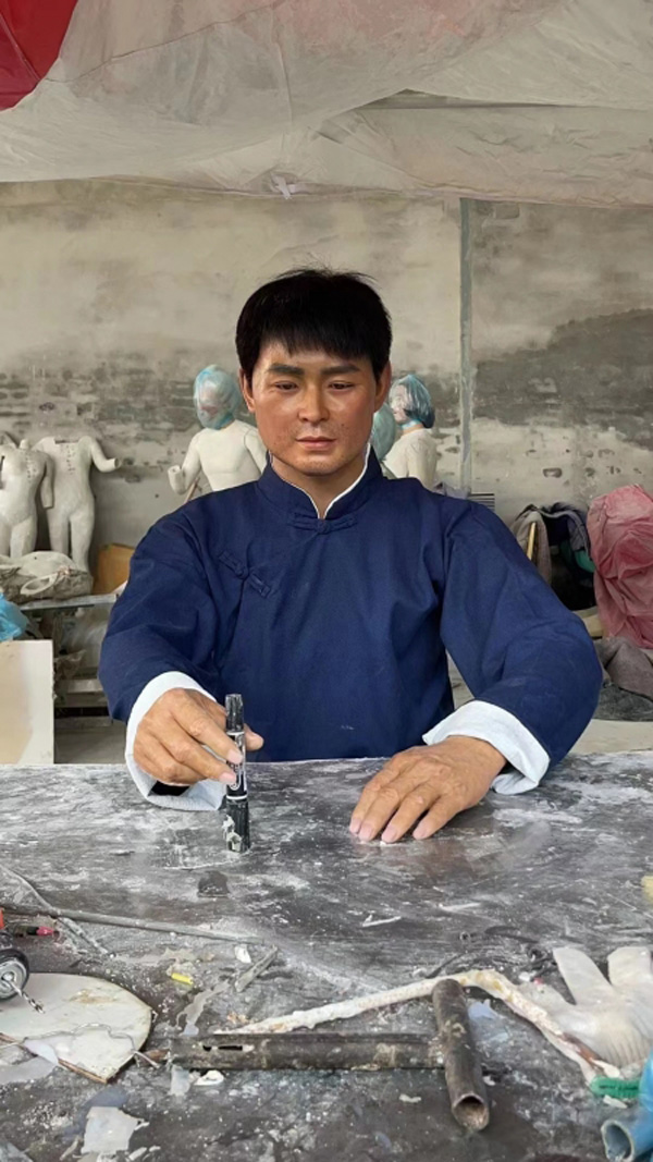 蠟像制作過(guò)程